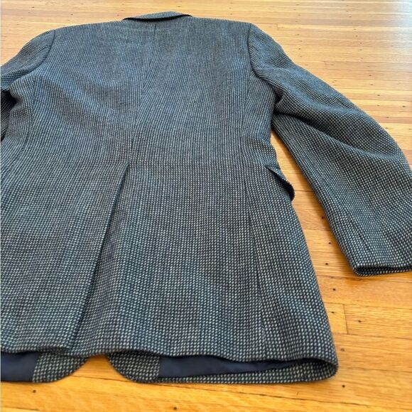 Witty Brothers Vintage Blue/White Plaid Tweed Blazer Suit Jacket - Picture 5 of 8